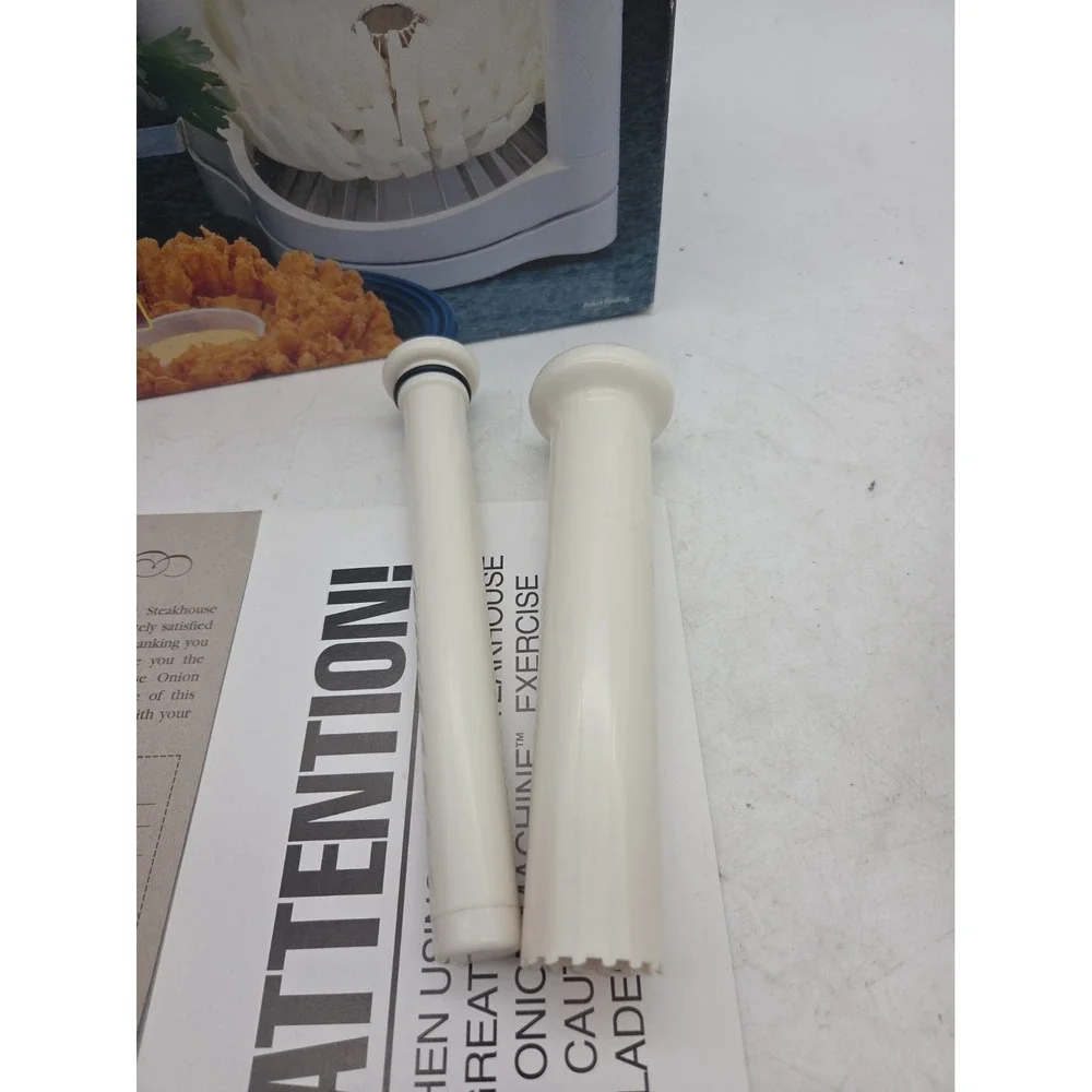 Great American Steakhouse Onion Machine Blooming Onion Cutter Telebrands Box